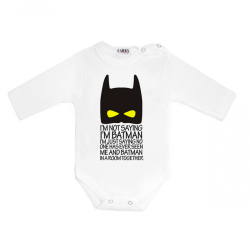 Carra I Am Batman бебешко боди